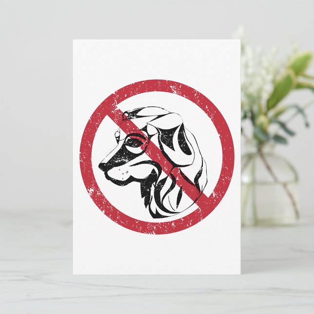 No se permiten invitaciones a perros (Subido por el creador)