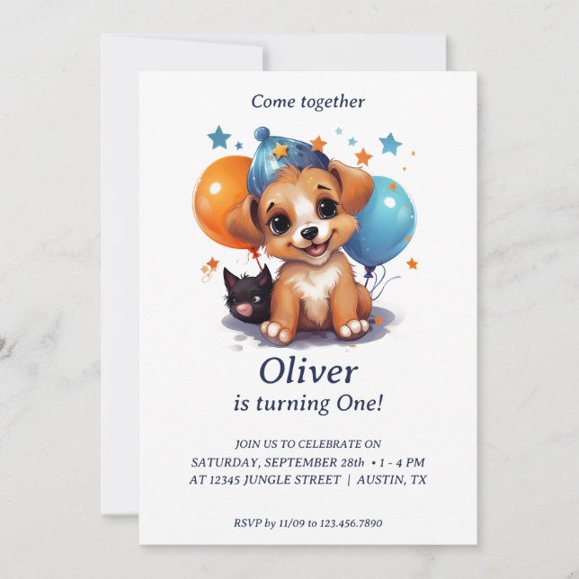 No se pierdan la invitación a un fiesta: fiesta de (Anverso)