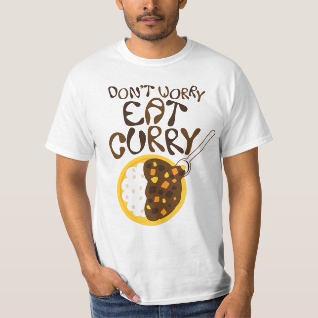 No se preocupe comen la camiseta del gráfico del (Anverso)