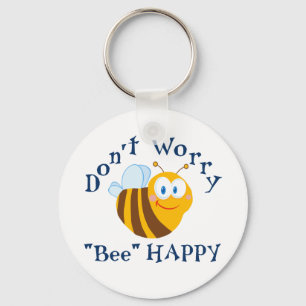 No se preocupe el llavero feliz de la "abeja"