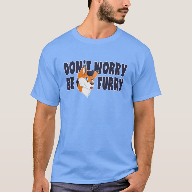 No se preocupe sea camiseta peluda del Fandom para (Anverso)