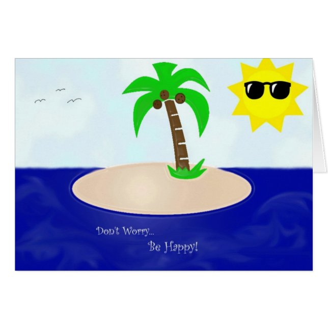 ¡No se preocupe, sea feliz! (Anverso (Horizontal))