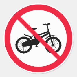 No se prohíbe el Rótulo en bicicleta | Pegatina re