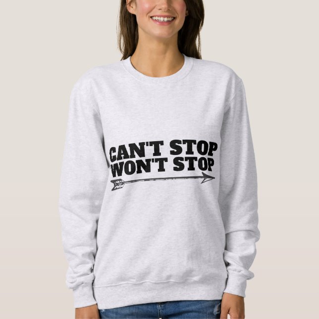 NO SE PUEDE PARAR, CAMISETAS DE PODER DE MUJERES (Anverso)