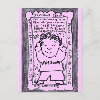 No se requiere permiso - postal