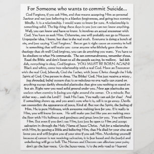 ¡No se suiciden! Flyer