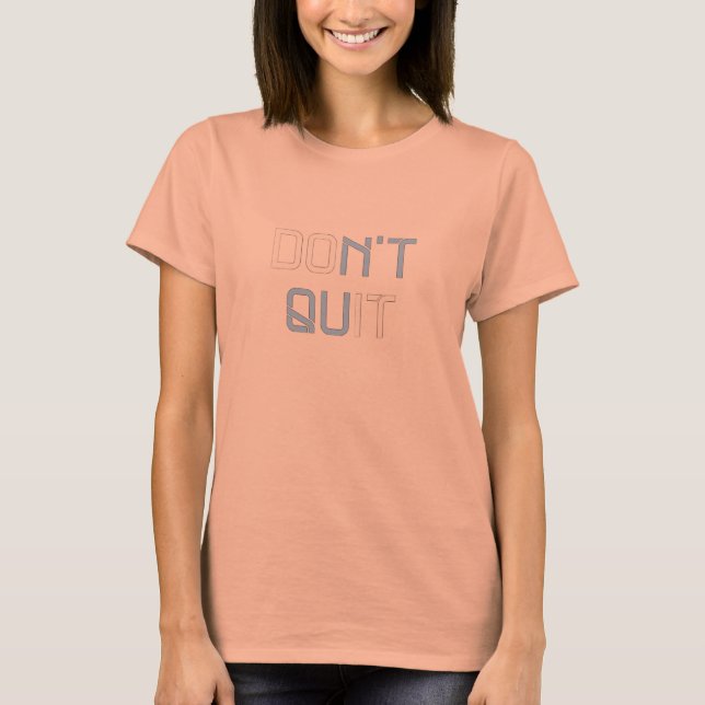 No se vaya - Camiseta (Anverso)