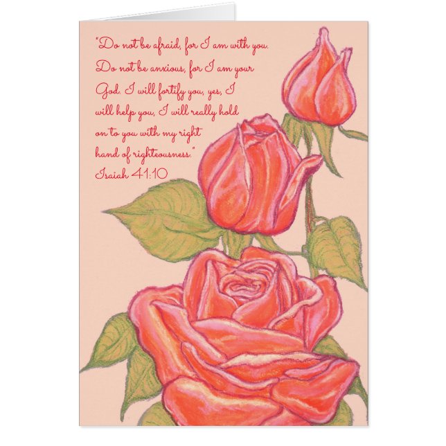 No sea Asustada-Yo su God~Scripture (Frente)