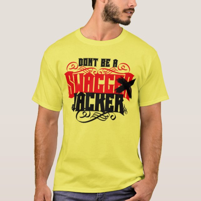 "No sea camiseta de Swagg un Jacker" (Anverso)