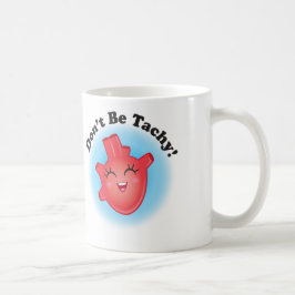 No sea taza de café anatómica del corazón de Tachy