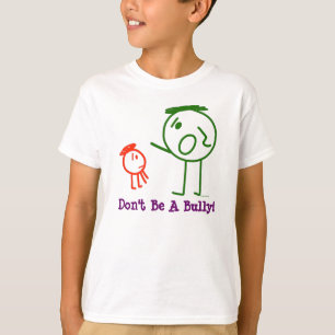 ¡No sea un matón! la camiseta del niño