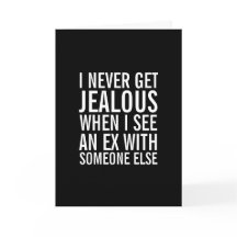 No seas celoso con tu tarjeta de felicitación excé