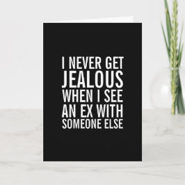 No seas celoso con tu tarjeta de felicitación excé