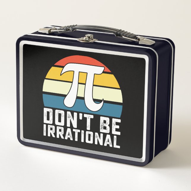 No seas irracional Día del Pi Matemáticas Matemáti (Anverso)