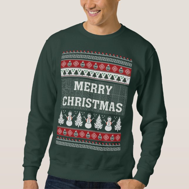 No seas Miss Tachy Sudadera de Navidad (Anverso)