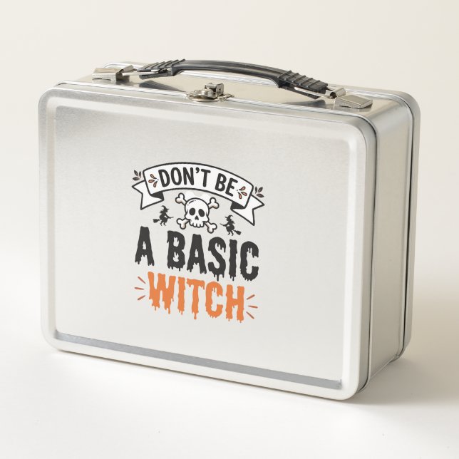 No Seas una Bruja Básica Vintage Halloween (Anverso)