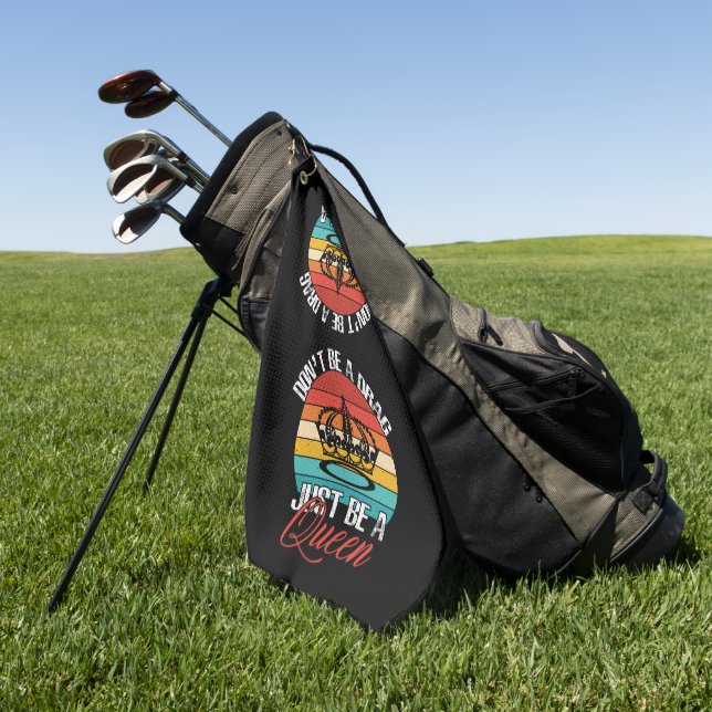 No seas una toalla de golf de arrastre (Verde)
