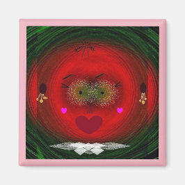 "No serás mi San Valentín" Imán de dos pulgadas