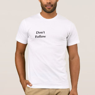 No sigan la camiseta de los hombres de ovejas mági