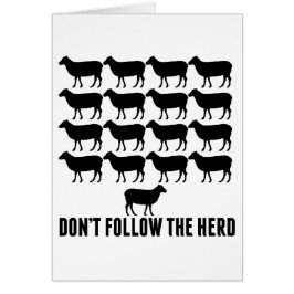 No sigas la manada de ovejas - sé tú mismo