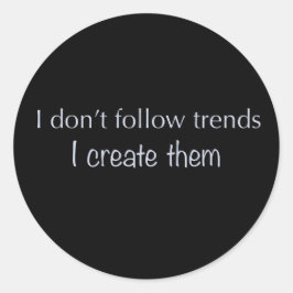 No sigo a Trends Pegatina