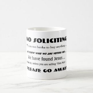 No Solicitar - ¡Por Favor, Váyase! Jarra