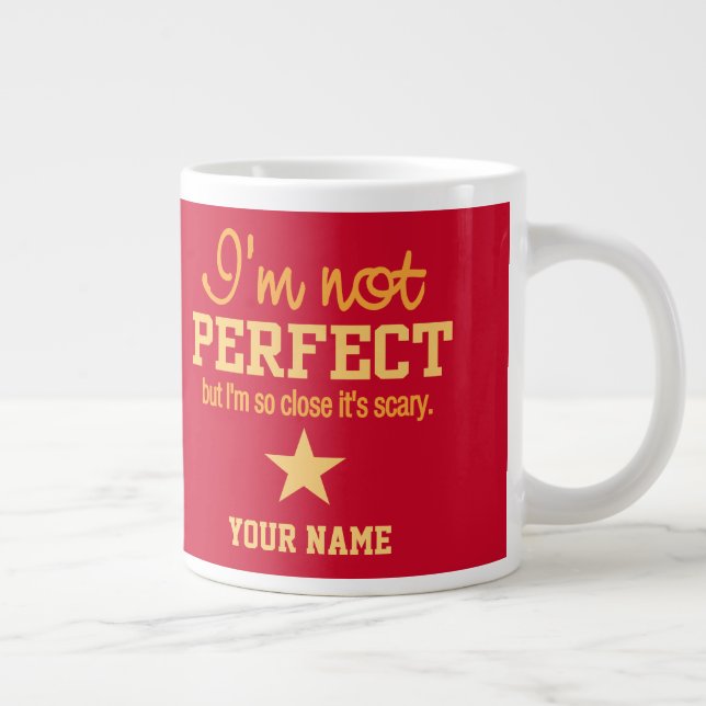 No son tazas personalizados perfectas (Derecha)