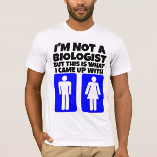 NO SOY BIOLÓGICA - CAMISETAS DE DIVERSIÓN PARA HOM
