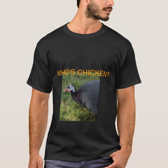No soy camiseta de las aves de Guinea del pollo (Anverso)