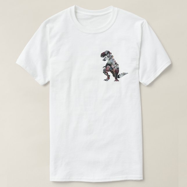 "NO SOY" CAMISETA FLORAL EXTINTA DEL BLANCO DEL (Diseño del anverso)