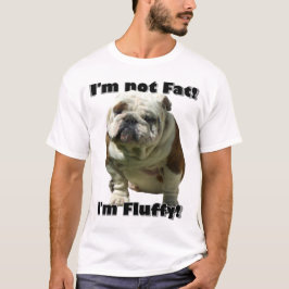 No soy camiseta gorda del bulldog