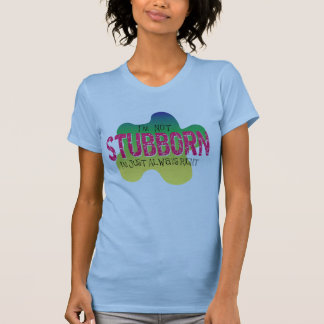 No soy camiseta obstinada para las señoras