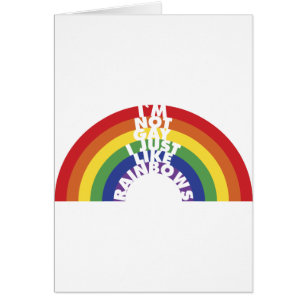 No soy gay, yo apenas tengo gusto de los arco iris