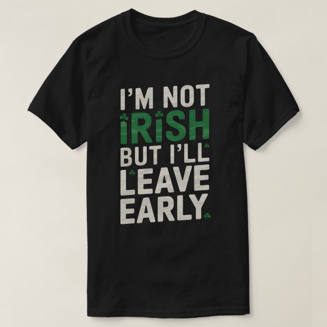 No soy irlandés, pero voy a dejar la camiseta de l (Diseño del anverso)