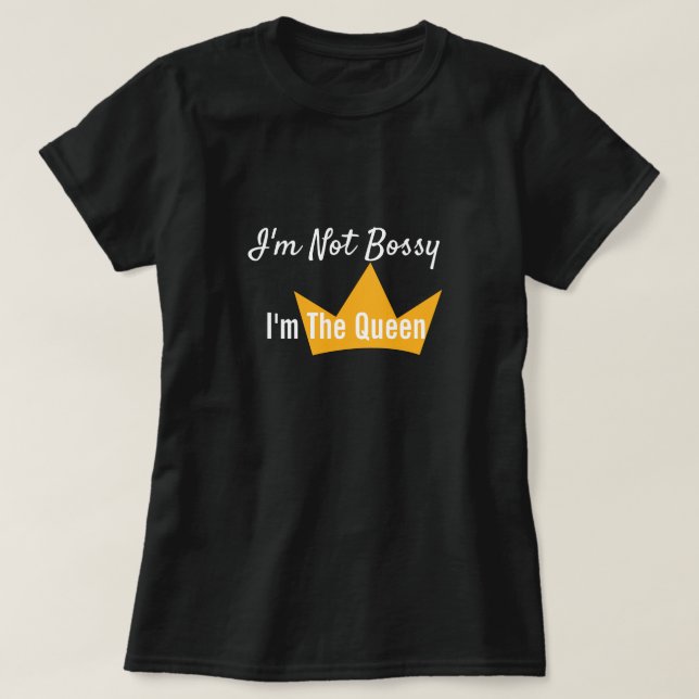 No soy jefe, soy la Reina Camisa (Diseño del anverso)
