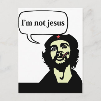 No soy jesus - ¡tarjeta postal de historietas Che