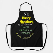 ¡No Soy Mandilón! delantal  