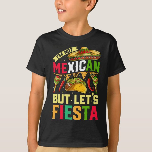 No Soy Mexicano Pero Vamos A Fiesta Camiseta Cinco (Anverso)