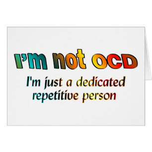 No soy OCD…