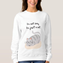 No soy perezoso, soy solo una sudadera de gato