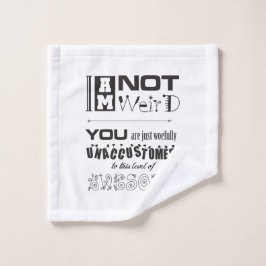 ¡No soy raro! Facecloth