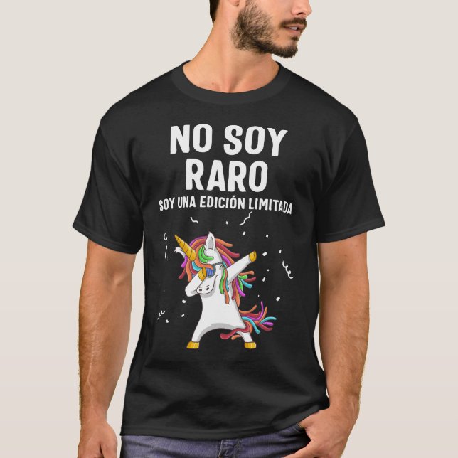 No soy raro, soy una edición limitada, camiseta (Anverso)