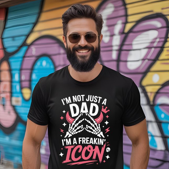 No soy solo un papá, soy una camiseta con iconos f (Subido por el creador)