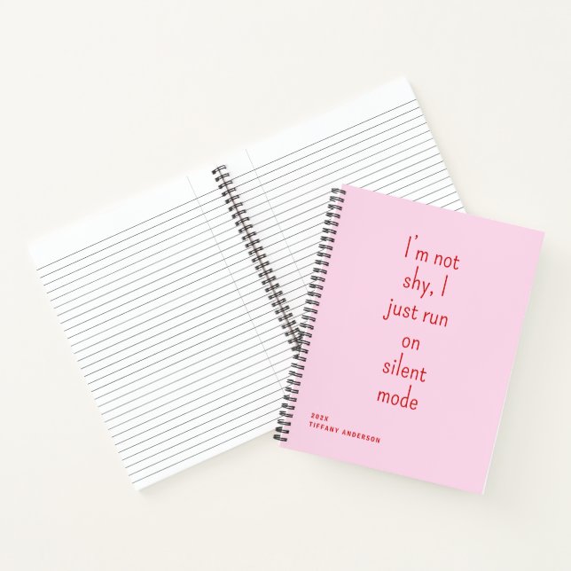 No soy tímido Cuaderno divertido para introvertido (Interior)