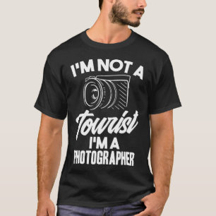 No soy turista, soy una camiseta graciosa de fotóg