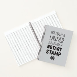 No soy un abogado Regalo de cuaderno de notario pú