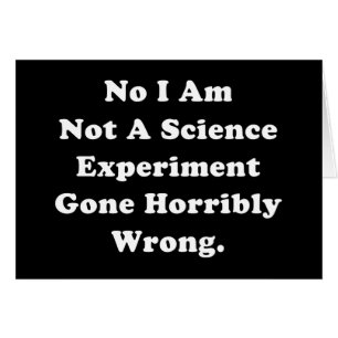 No Soy Un Experimento Científico Salido Horribleme