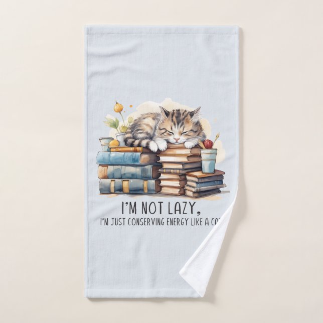 No soy un gato perezoso (Toalla de mano)