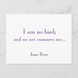 No soy un pájaro... postal