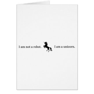 No soy un robot. Soy un unicornio